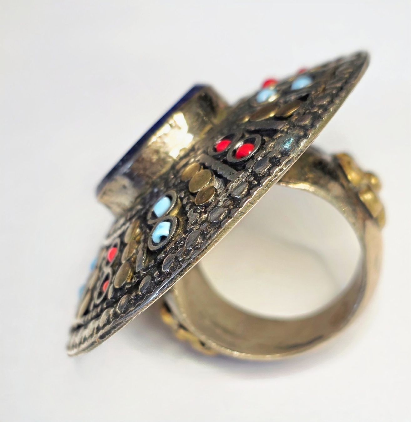 Bagues: Grosser Fingerring mit Lapis – Neuf (Voir description) à Zürich par Benedikt21 4