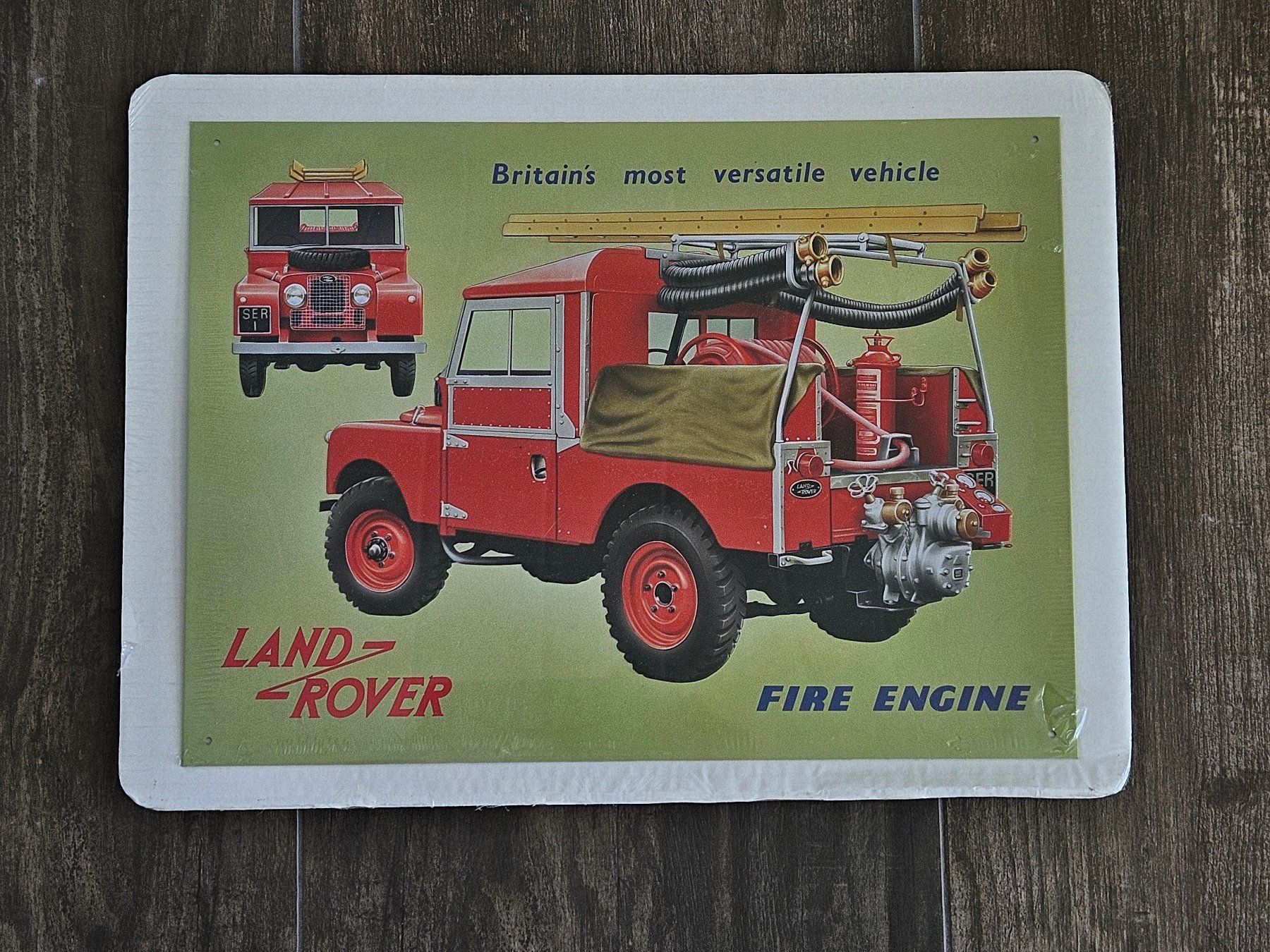 Land Rover Insegne: Land Rover Blechschild Replika – Nuovo e nell'imballaggio originale da Bellikon venduto da DelRun29