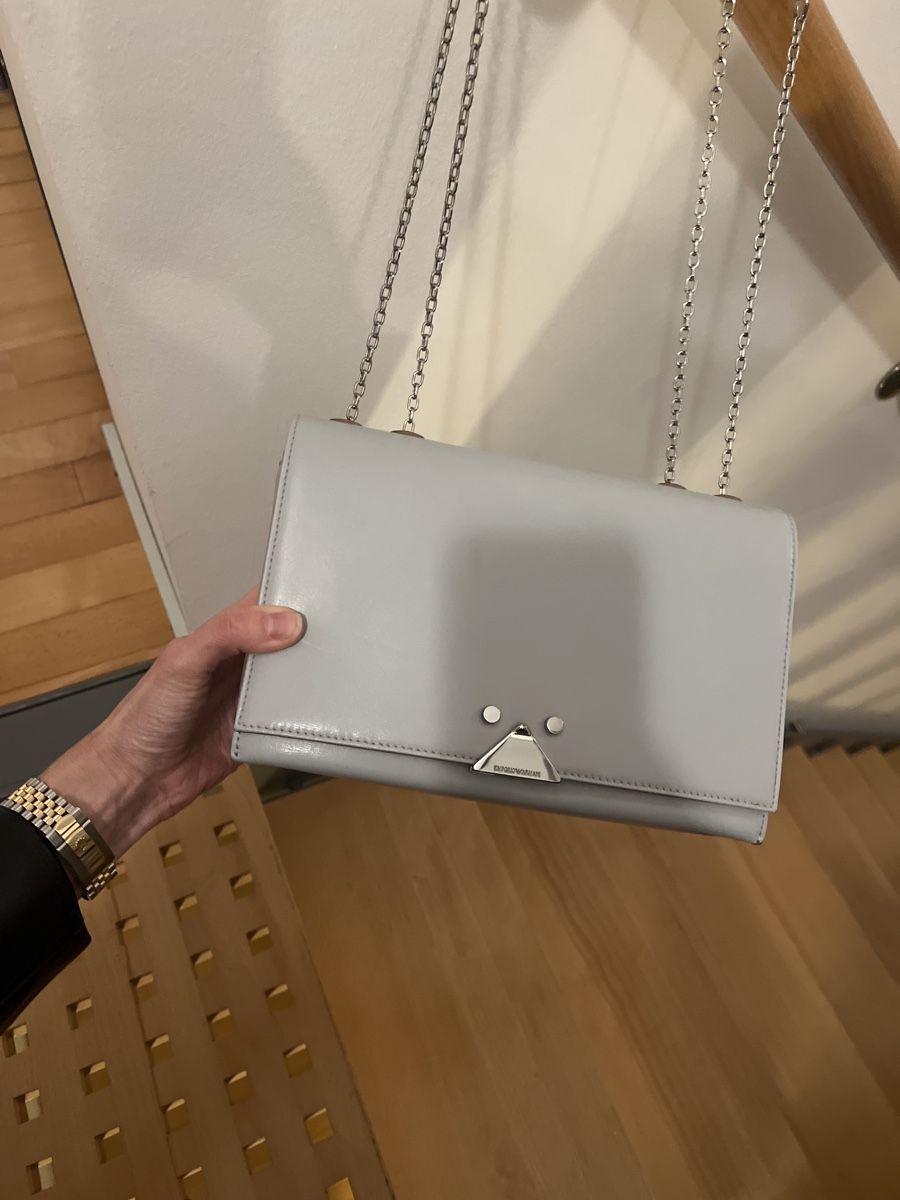 Armani Borse da donna: Stylische Handtasche Hellblau – Usato da Biel/Bienne venduto da RO19 1