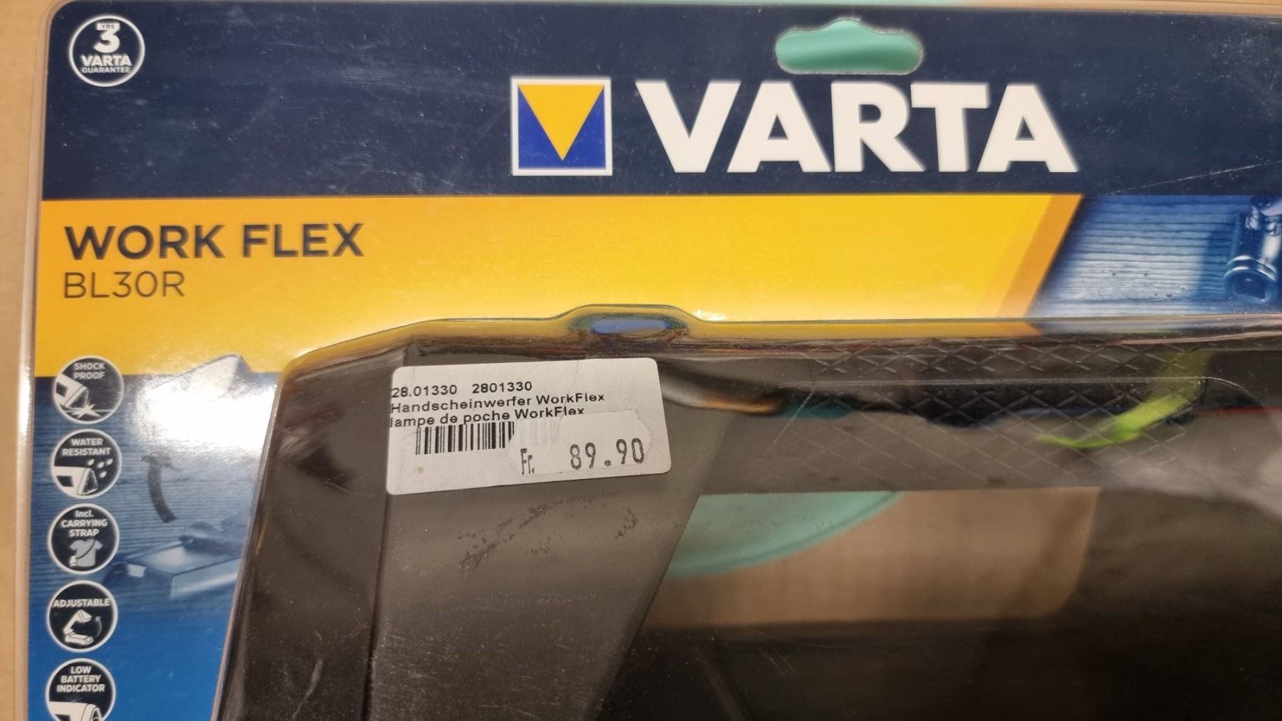 Varta Lampade: Akku-Arbeitsleuchte Varta Work Flex BL30R – Nuovo e nell'imballaggio originale da Rebstein venduto da James-Dean 2