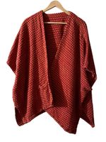 Schöne Chinoise Strickjacke Rot-Gelb Grösse M/L Frühlings...