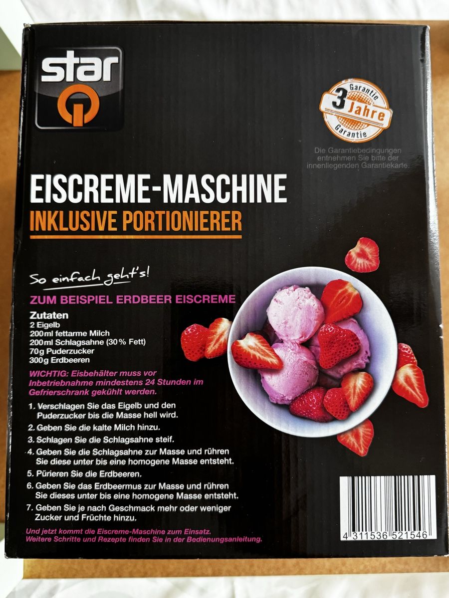 Küchengeräte: Eismaschine NEU – Neu und originalverpackt aus Horgen von st2606 2