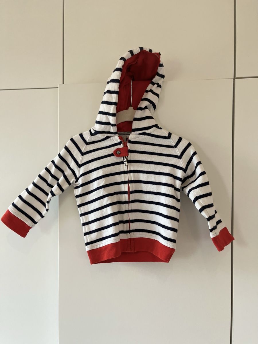 Petit Bateau Lotti & Set di vestiti: Petit Bateau Set 12 Monate Weste und Oberteil – Usato da Schlieren venduto da Keluwei 5