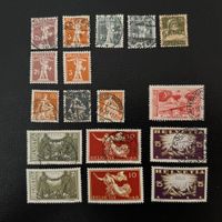 Frei- und Werbemarken, Auswahl, postfrisch/gestempelt