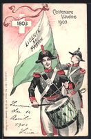 Schweiz, Centenaire Vaudois 1903, Soldat