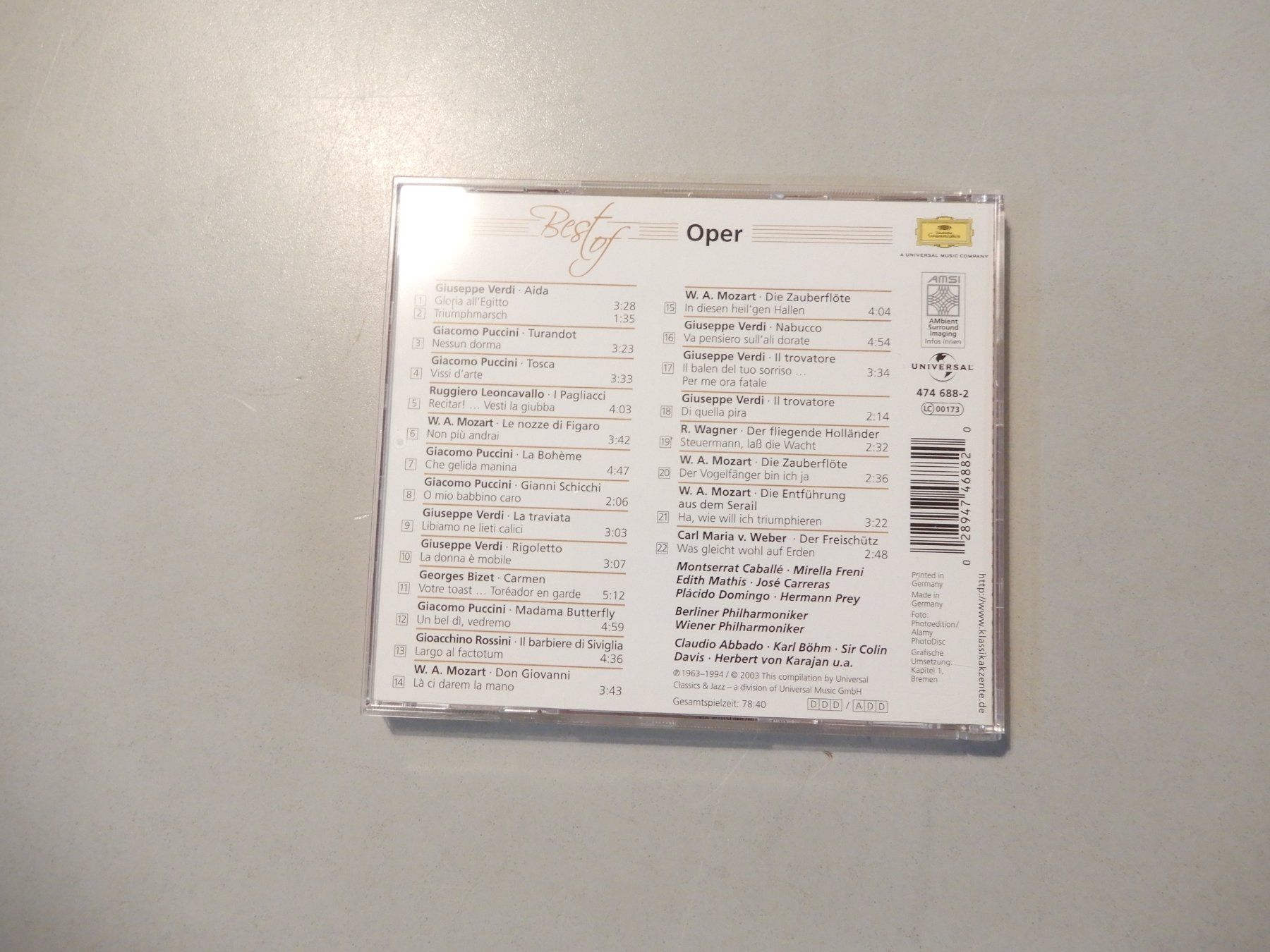 CD: Best Of Oper – Usato da Erstfeld venduto da Mario_boe0 2