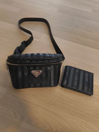 Maison Mollerus Set-Bauchtasche und Geldbörse