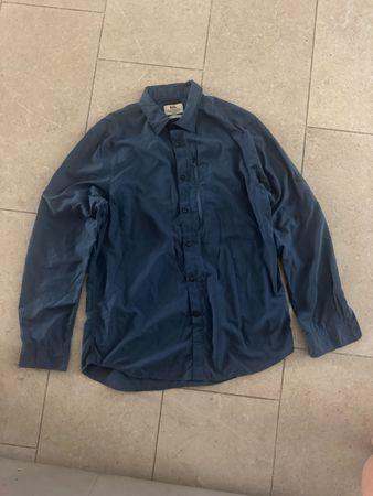 Fjällräven Abisko Hike LS Hemd Herren Grösse L blaue Farbe