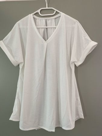 Blusenshirt weiss neu Gr L