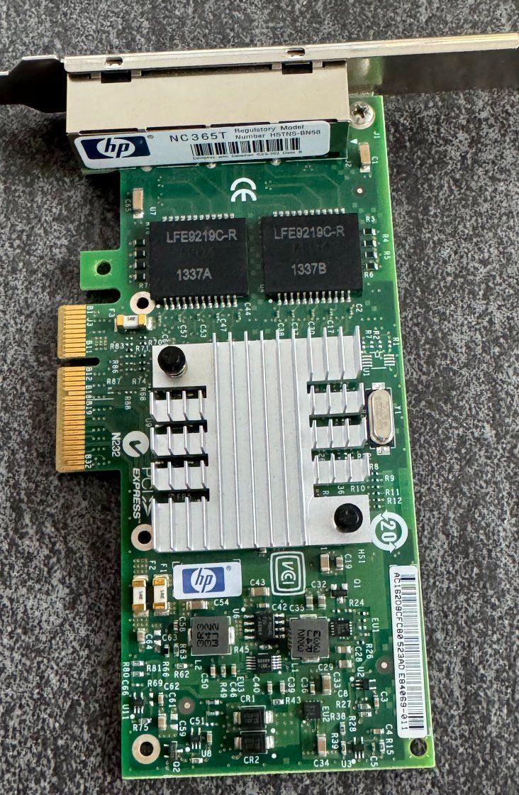 Guinzagli & Collari: HPE 1GB 4x Port Ethernet Server Adapter – Usato da Dagmersellen venduto da Purppetz