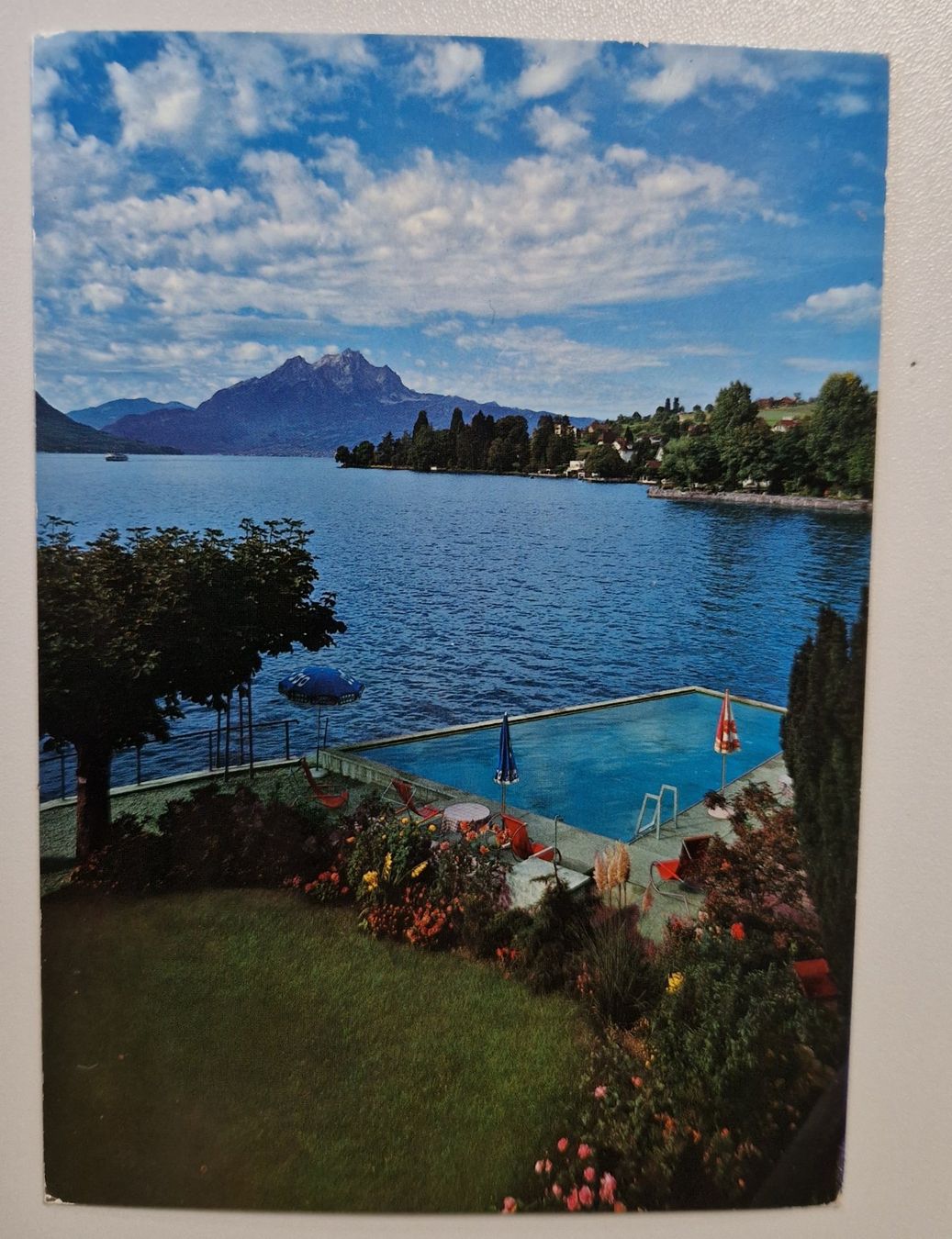 Cartoline postali: Hotel Central Weggis 1986 – Usato da Melchnau venduto da Arthurius