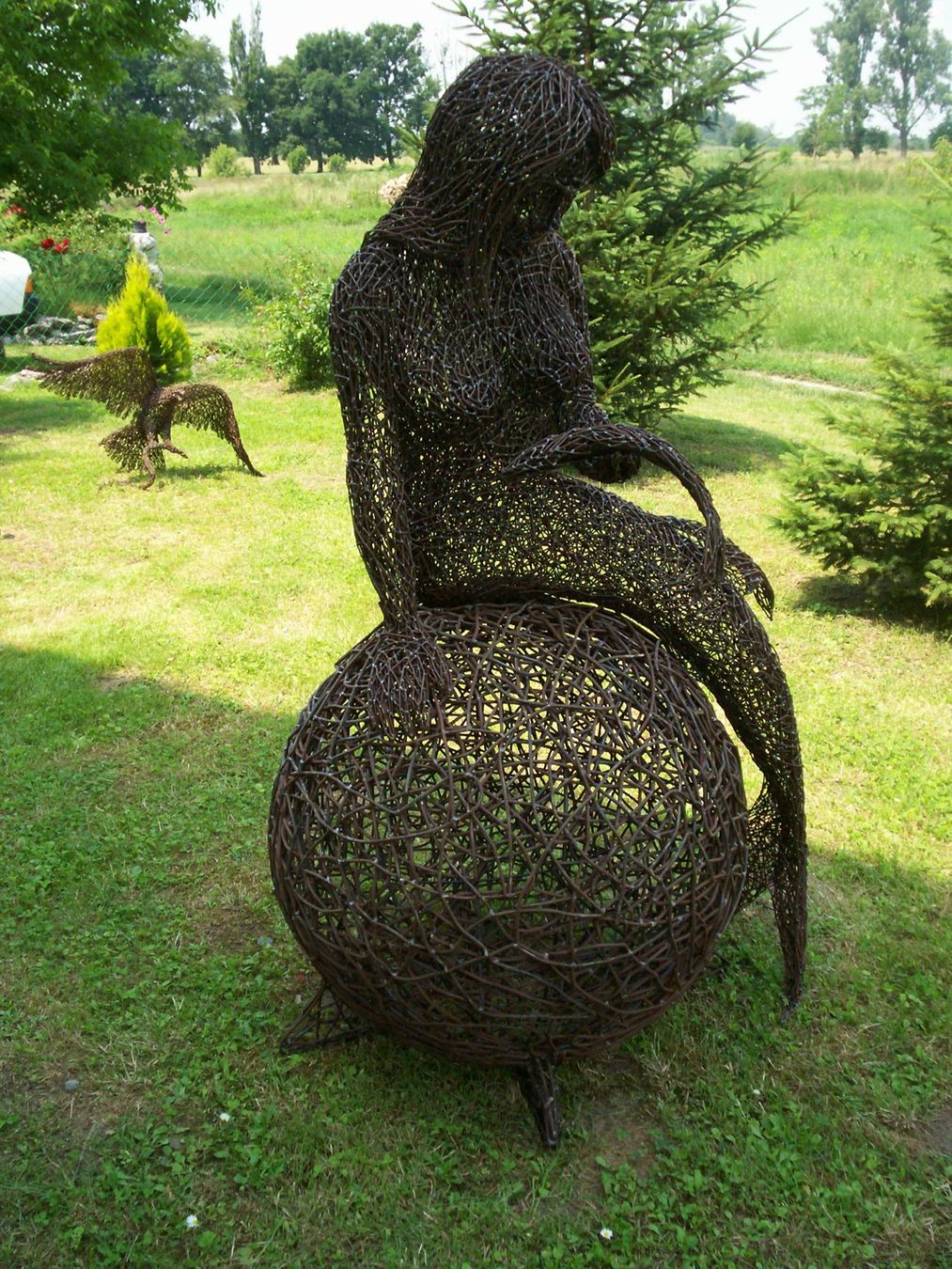 Sculture & Statue: Drahtkugel Meerjungfrau – Usato da Widnau venduto da bla_7xlm 4