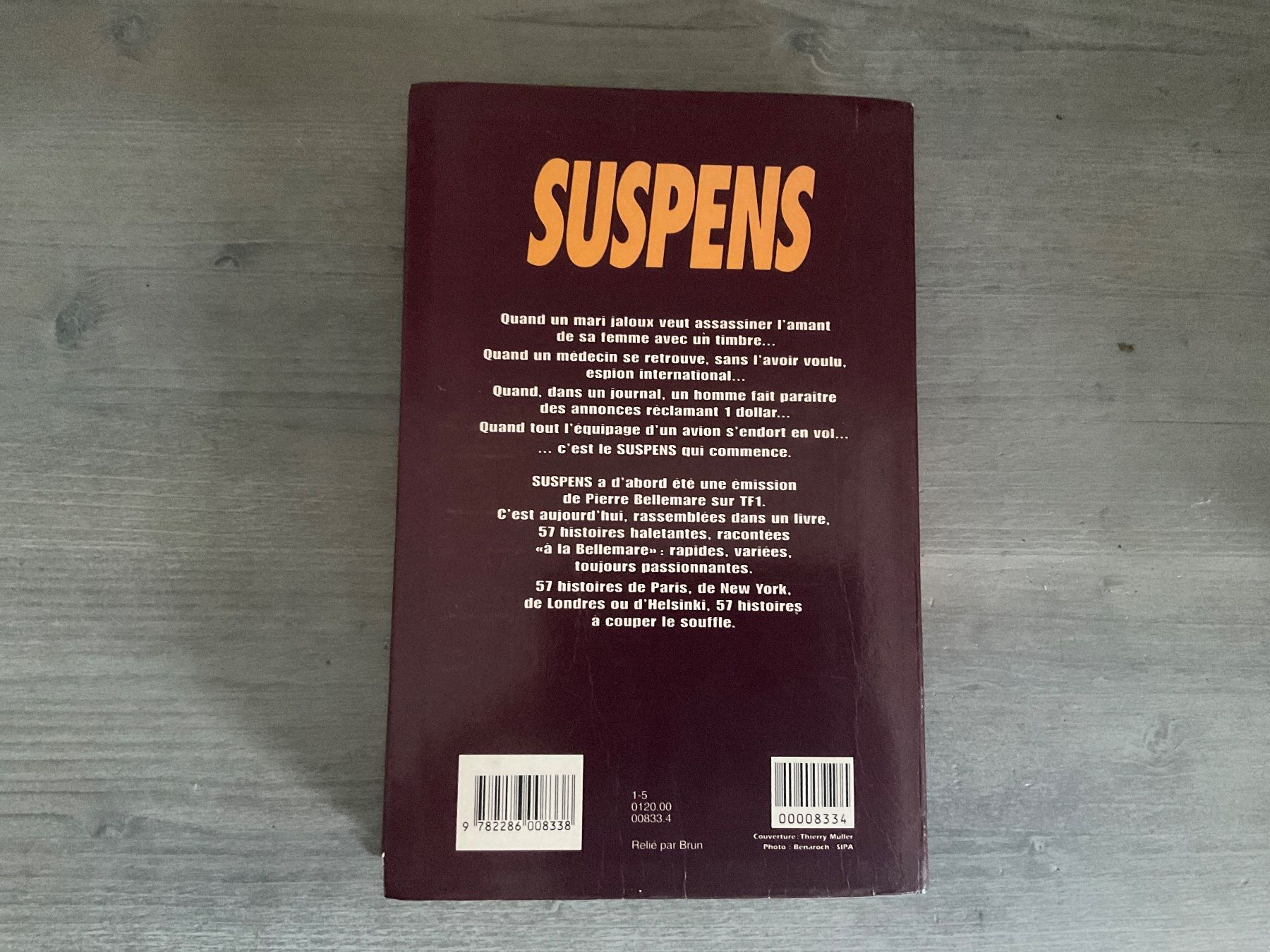 Libri: Pierre Bellemare Suspens grand format – Usato da Avenches venduto da Optimus_ 1