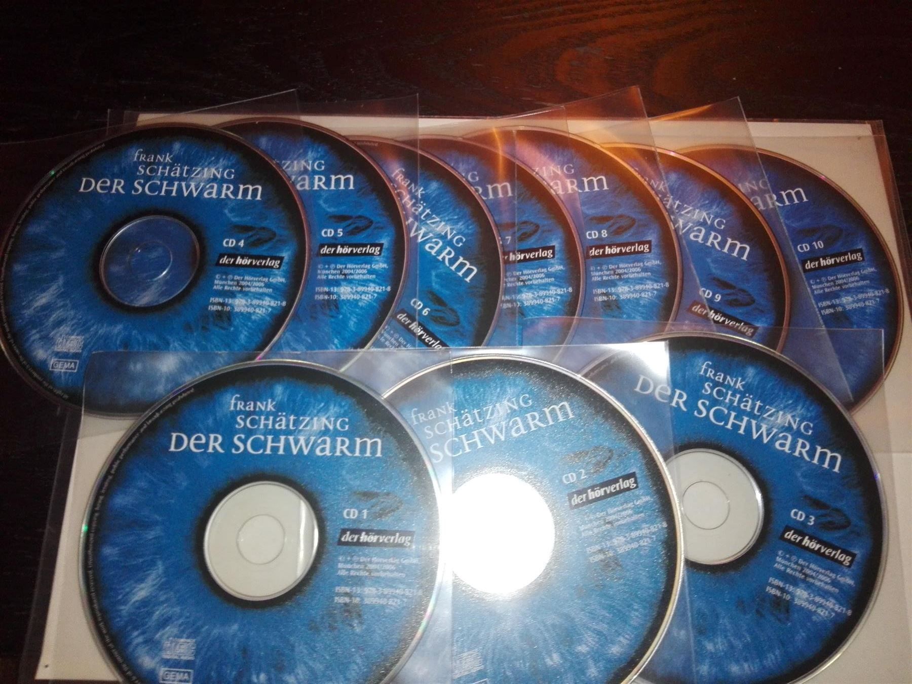 Audiolibri: Der Schwarm  (Frank Schätzling)   10-CDs – Usato da St. Gallen venduto da elk2020 2