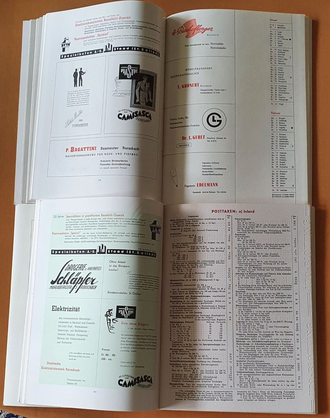 Dokumente: Rorschacher Neujahrsblatt  1940/41 + 1943 – Gebraucht aus Kreuzlingen von Rschweiz1 3