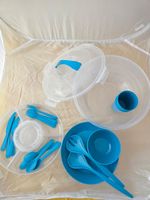 Picknick-Geschirrset Camping Geschirr 4 Personen