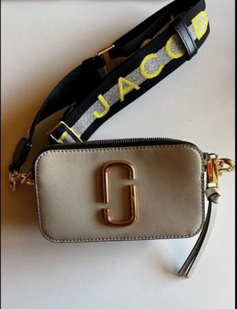 Marc Jacobs Snapshot Bag beige/rosa neuwertig