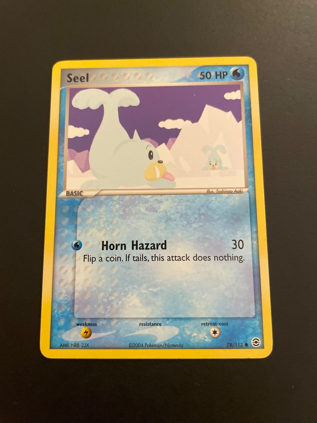 Pokémon Carte collezionabili: Seel 78/112 EX Fire Red & Leaf Green – Usato da Zürich venduto da pokemon_cards