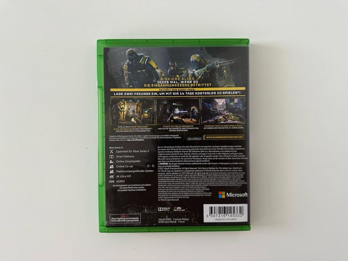 Spiele: Tom Clancy's Rainbow Six Extraction, Xbox One Series X – Gebraucht aus Couvet von Aura_aura 2