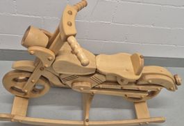 Schaukelmotorrad Holz Kinder Neu