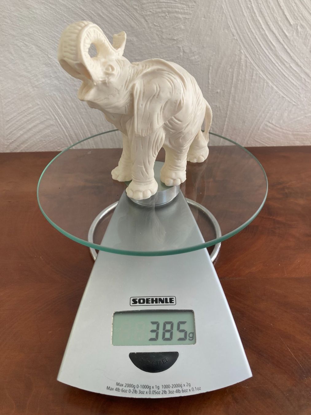 Figuren: ELEFANT VERMUTLICH AUS STEINMASSE  385 GRAMM – Gebraucht aus Subingen von ArtBead 7