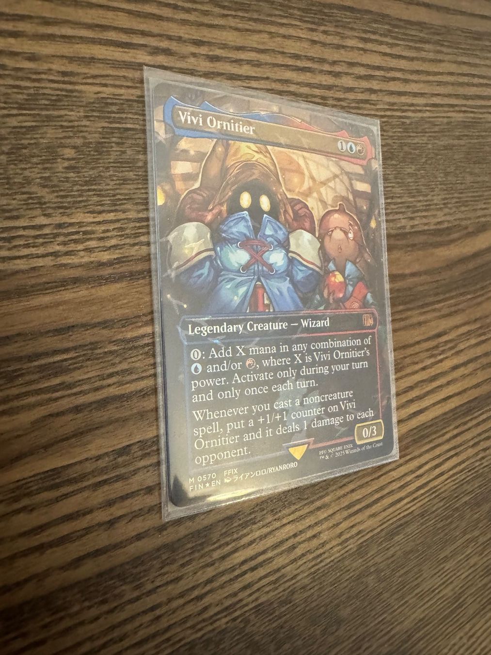 Magic The Gathering Carte collezionabili: MTG Vivi Ornitier Borderless Chocobo Track Foil – Usato da Bern venduto da bal_8k9q 4