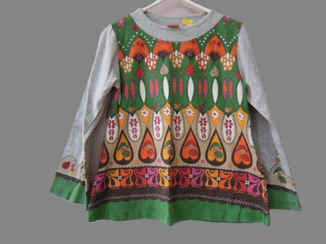 Blusen, T-Shirts & Tops: BLICKFANG Gr. 116 / 122 Shirt mit Retromuster – Gebraucht aus Basel von FRAU.ZAUBER.MOND 2