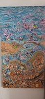 Mosaik Kunst Strand Motiv handgefertigt Unikat Dekoration 
