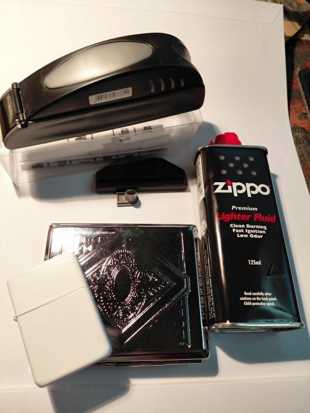 Feuerzeuge: Feuerzeug Atomic, Zigarettenfüller, Zippo 125ml, Etui SET – Neu und originalverpackt aus Minusio von graziano11 2