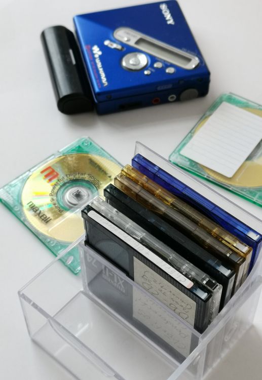 MiniDisc Player/Recorder Walkman SONY MZ-N 710 netMD + Discs (Gebraucht ...