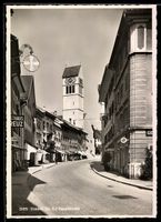 AK Uznach /St. G., Hauptstrasse mit Gasthaus