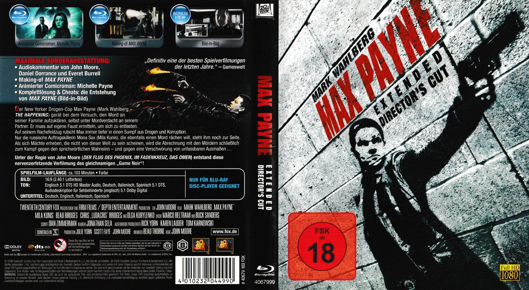 Alle DVDs: Blu-Ray - Max Payne – Gebraucht aus Langnau am Albis von MediaRescuerKeLoX