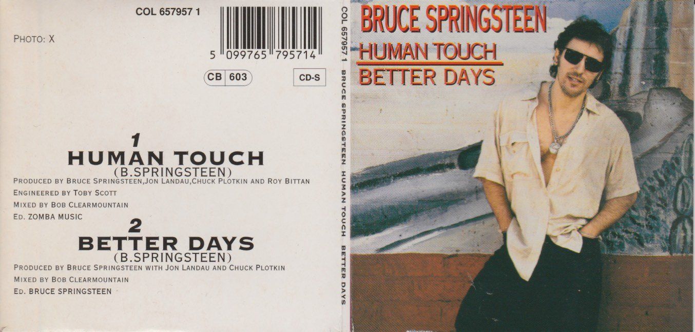 CD: BRUCE SPRINGSTEEN 3" cd single HUMAN TOUCH - BETTER DAYS – Usato da Vezia venduto da Aquarius_Age 3