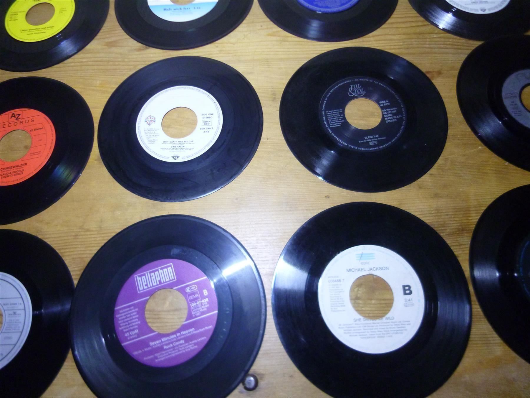 Schallplatten: 18 Single Michael Jackson Elvis Presley Van Halen Rock Candy – Neu und originalverpackt aus Luzern von vinyl24 6