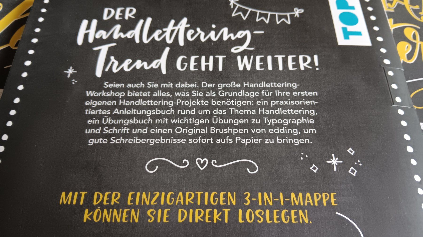 Bastelsets: Grosser Hand Lettering Workshop mit Übungsbuch & Anleitun... – Gebraucht aus Dietikon von Rabia 3