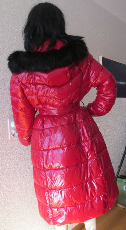 Steppmantel Wintermantel Petite Lackmantel Orsay Steppmantel Rot