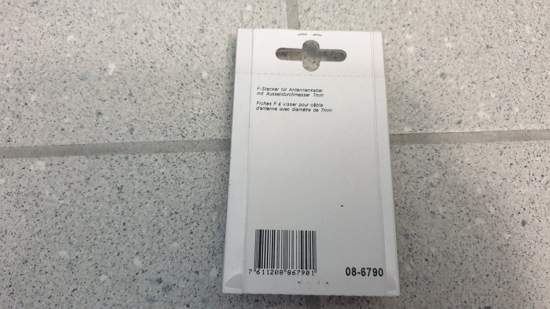 Lecteurs & Adaptateurs: F-Stecker 7mm (1 Stück) – Neuf avec emballage d'origine à Stäfa par Supertramp73 1