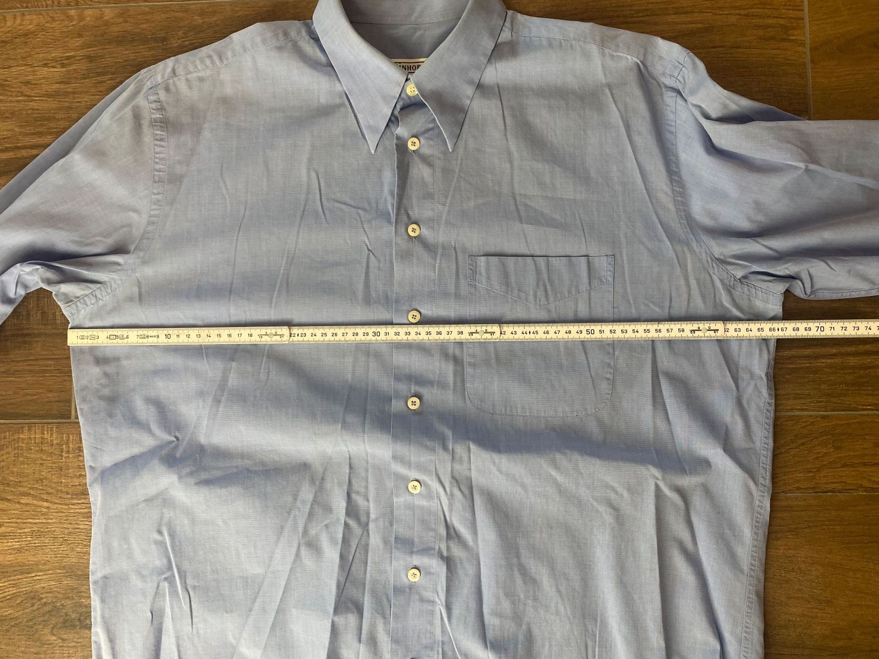 Camicie: Einhorn Herren Hemd hellblau Gr. XL – Usato da Pratteln venduto da a23_j2gs 4