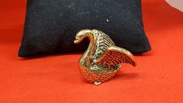 Goldener Schwan, Vintage Deko-Objekt für Sammler!
