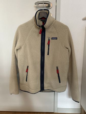 Patagonia Fleecejacke beige Reissverschluss neuwertig