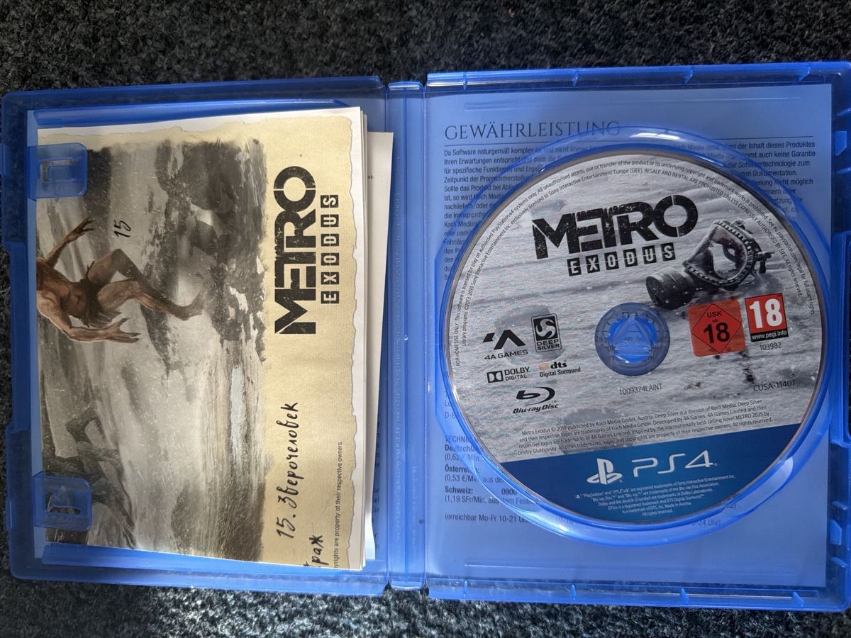 Sony Giochi: PS4 Metro Exodus PlayStation 4 – Usato da Kreuzlingen venduto da luc_chz6 2