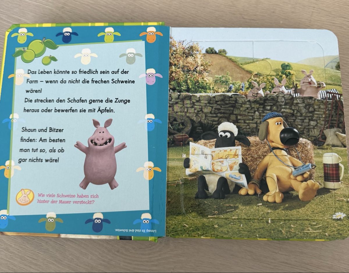 Libri: Puzzlebuch Shaun das Schaf – Nuovo (secondo la descrizione) da Wallisellen venduto da Nataschab0 1