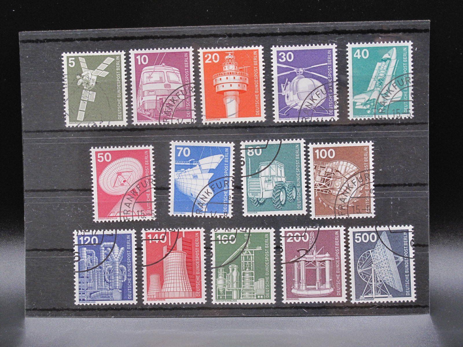 Alle Briefmarken: Berlin 1975 / 1976 Industrie&Technik I gest. – Gebraucht aus Wil SG von fva01