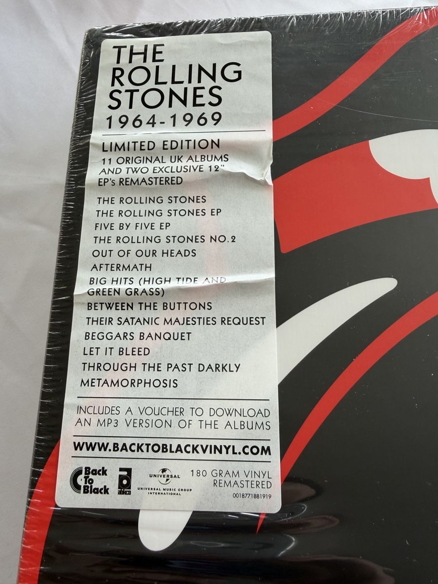 Dischi in vinile: Rolling Stones 1964-1969 Box Limited Edition – Nuovo e nell'imballaggio originale da Schaffhausen venduto da Sonne25 1