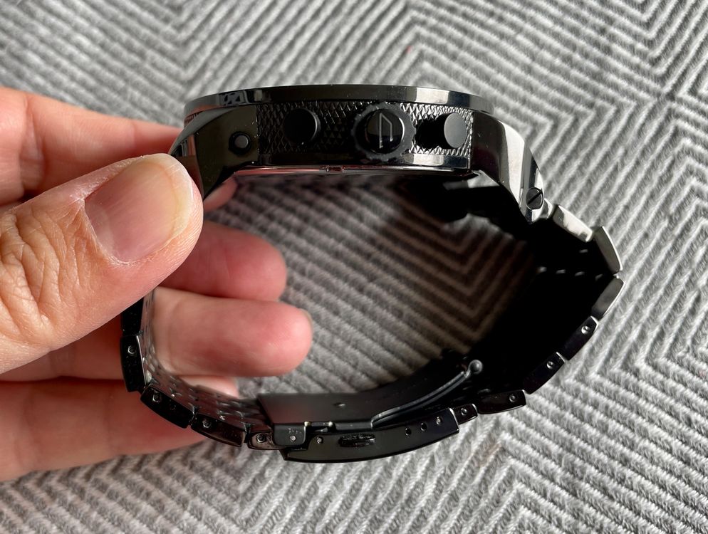DIESEL Herren-Armbanduhr / Chronograph, schwarz 4