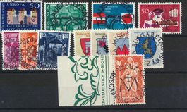 Kleines Lot Briefmarken Liechtenstein mit ET-Vollstempel