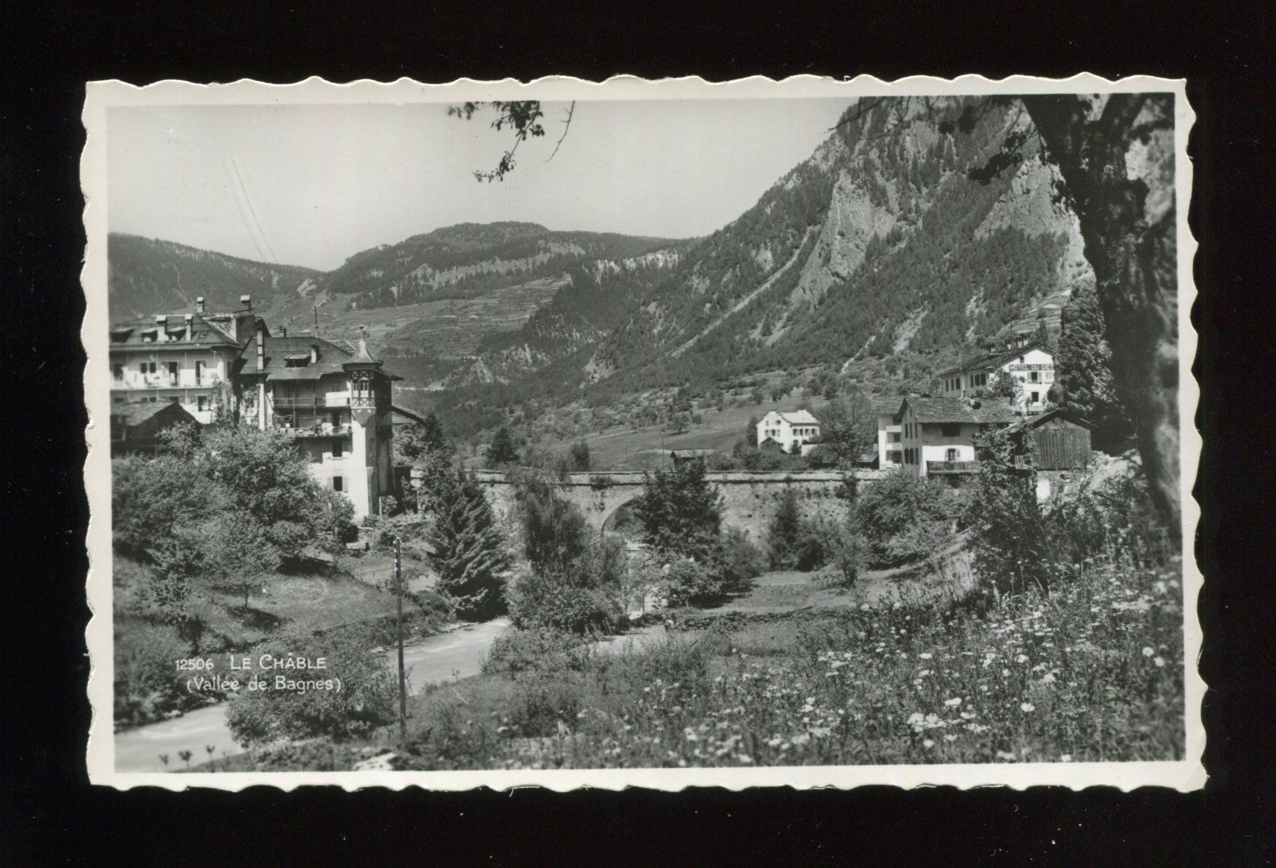 Cartoline postali: Le Châble  (Vallé de Bagnes) – Usato da Aarau venduto da Elmaar41