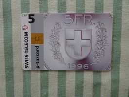 Swiss Telecom PTT p-Taxcard - Wert: Fr. 5.-  - M22