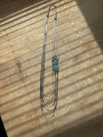 Wunderschöne Navajo Kette Silber/Türkis