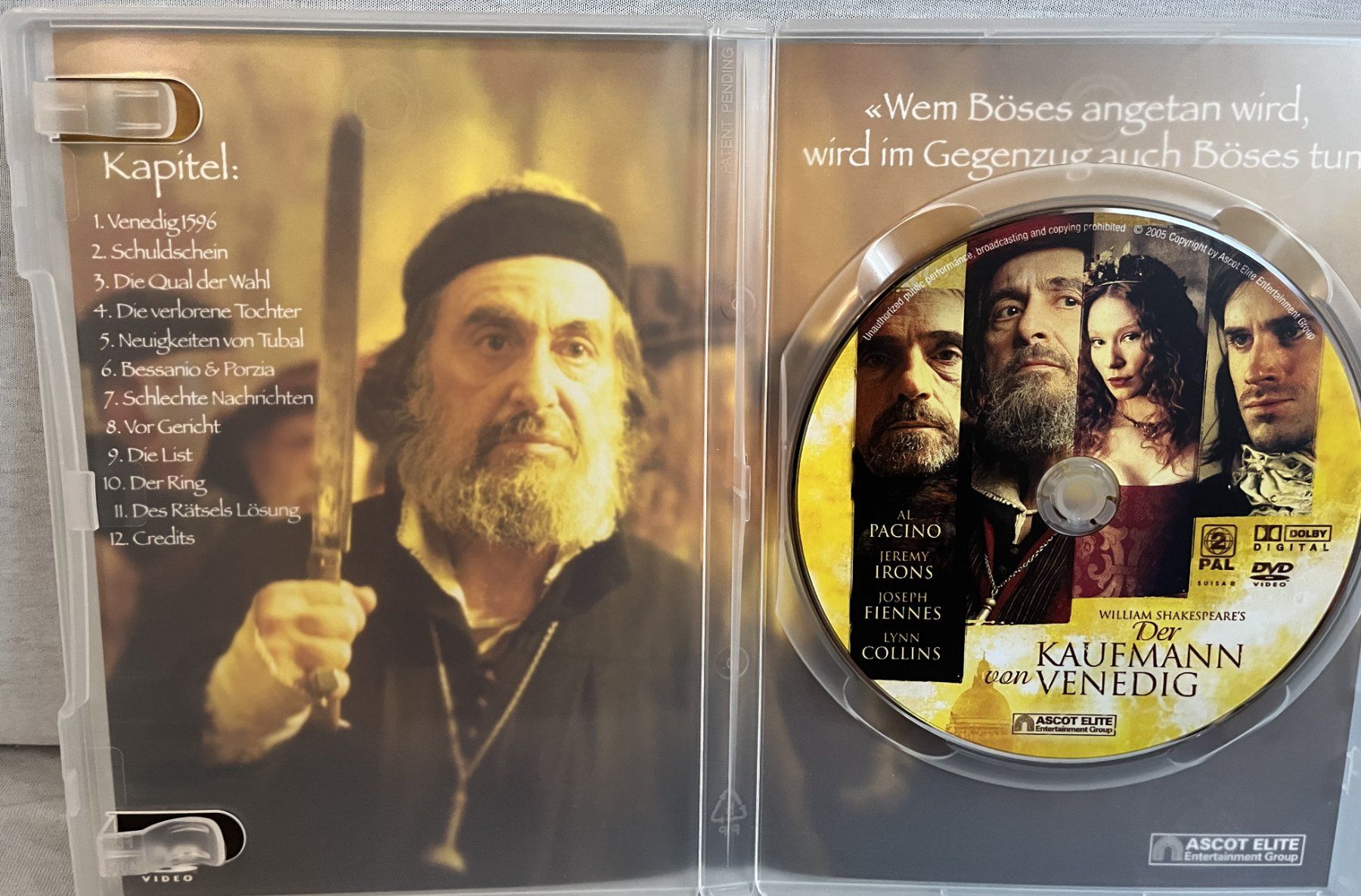 Alle DVDs: Der Kaufmann von Venedig – Gebraucht aus Bühl BE von psos 2